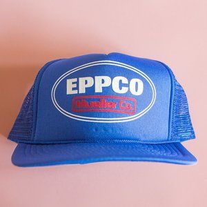 Vintage dead stock EPPCO Mueller Co. Snapback Trucker Hat